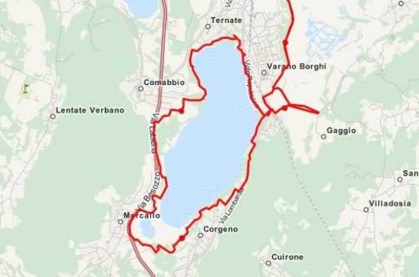 Pista ciclabile del Lago di Comabbio