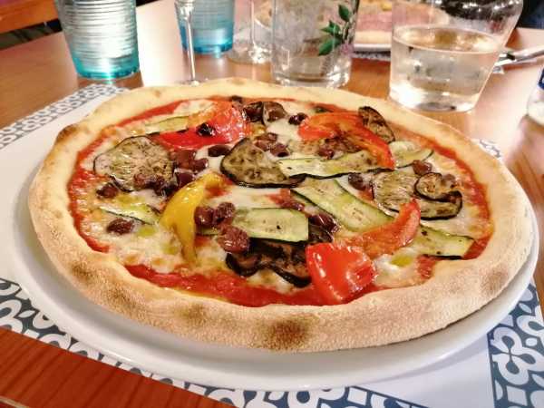 pizza verdure grigliate